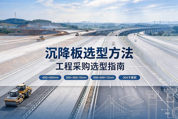 宜君沉降板选择方法
