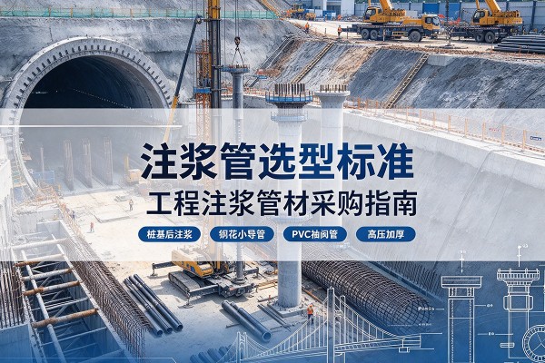 宜君注浆管选型标准