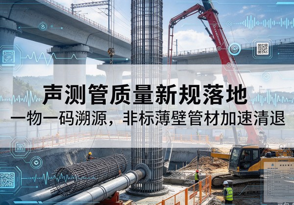 宜君声测管质量新规落地，一物一码溯源，非标薄壁管材加速清退