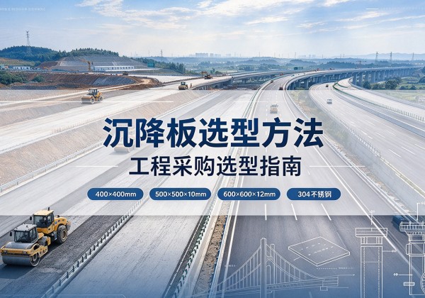 宜君沉降板选择方法